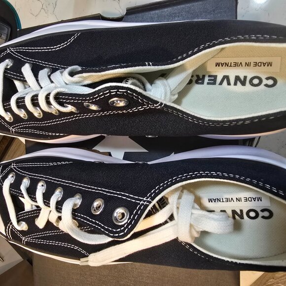 Converse Run Star Hike Low top men's Sneakers 168816C black Canvas SIZE 12 NEW - Picture 9 of 11